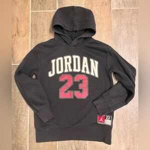 Jordan Black and Red Kids Hoodie